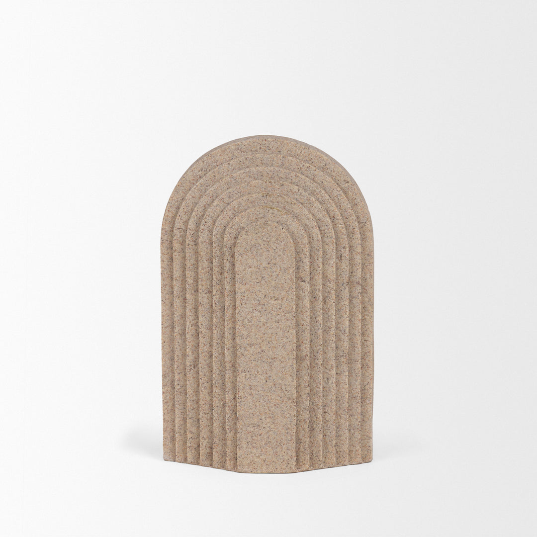 Kael Resin Textured Concrete Gray Decorative Object Decor Mercana