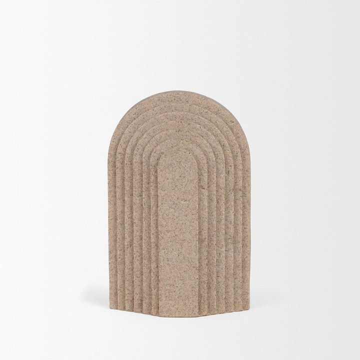 Kael Resin Textured Concrete Gray Decorative Object Decor Mercana