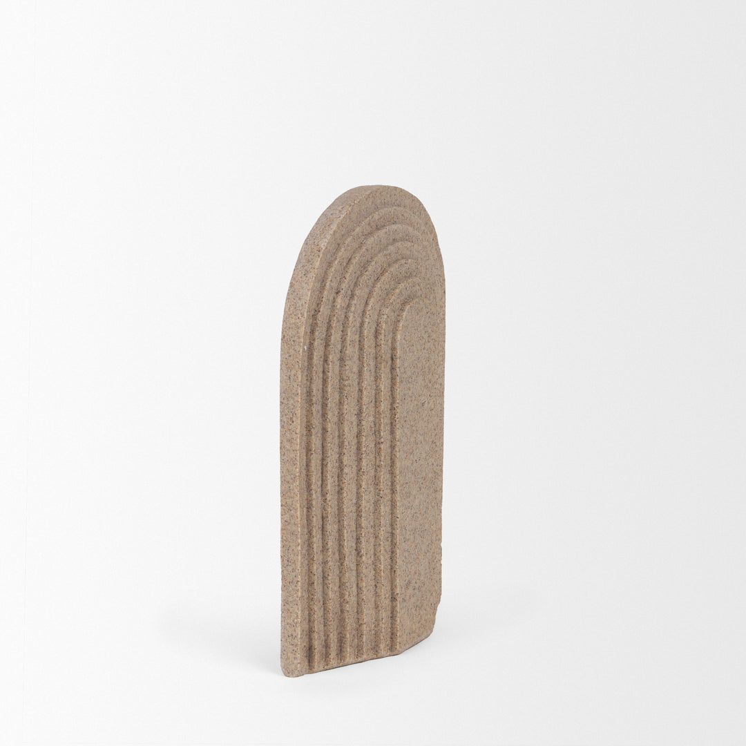 Kael Resin Textured Concrete Gray Decorative Object Decor Mercana
