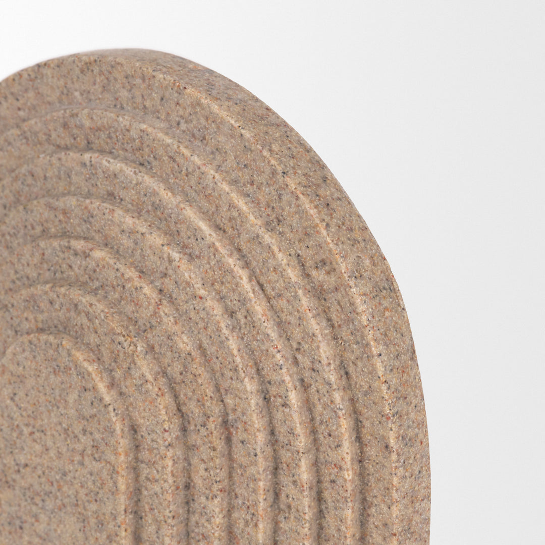 Kael Resin Textured Concrete Gray Decorative Object Decor Mercana