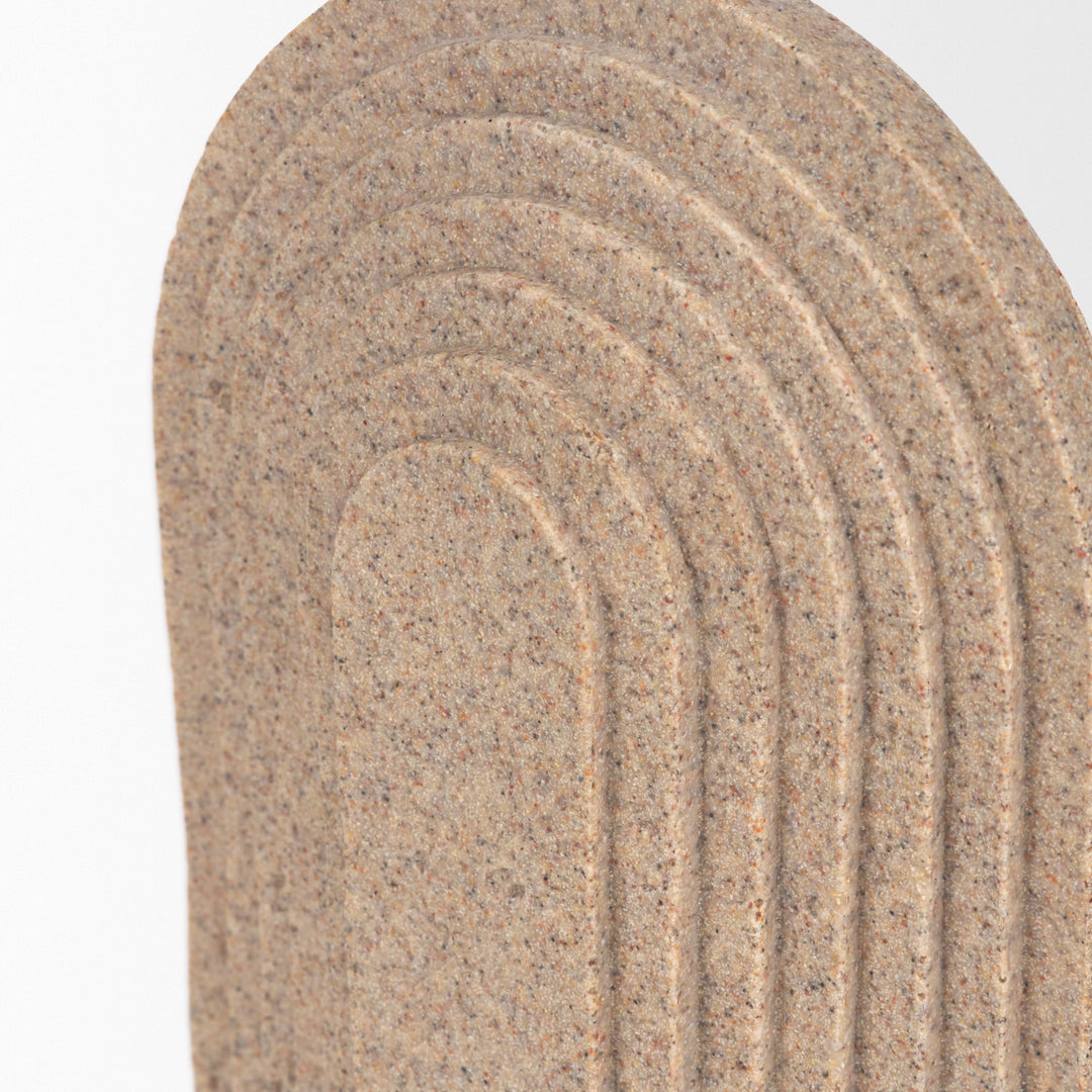 Kael Resin Textured Concrete Gray Decorative Object Decor Mercana