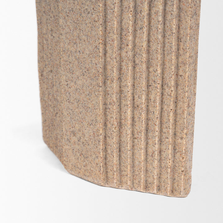 Kael Resin Textured Concrete Gray Decorative Object Decor Mercana