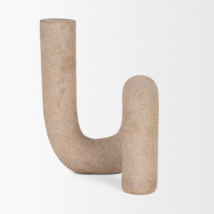 Kailyn Resin Textured Concrete Gray Decorative Object Decor Mercana
