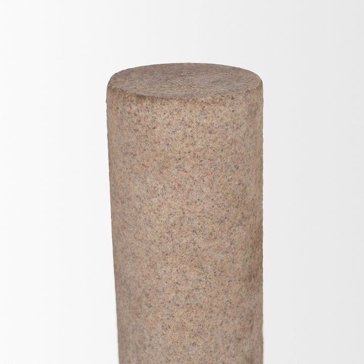 Kailyn Resin Textured Concrete Gray Decorative Object Decor Mercana