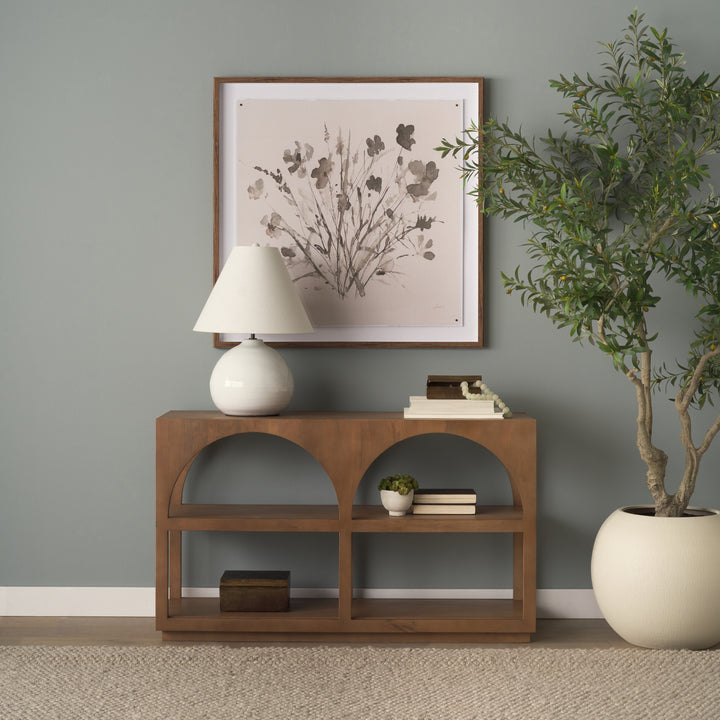 Mehdi White Ceramic Table Lamp Decor Mercana