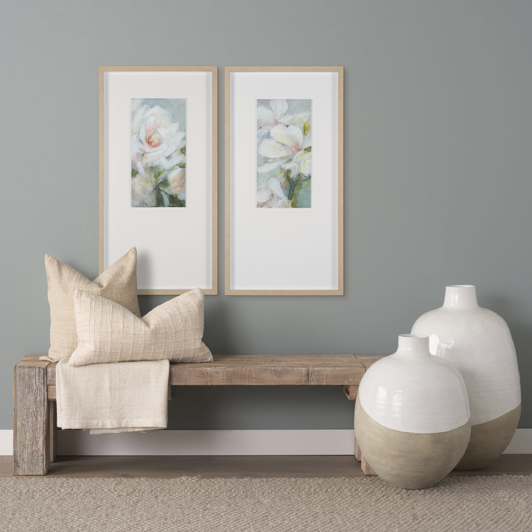 McArthur 64" Whitewash Reclaimed Wood Bench Living Room Mercana