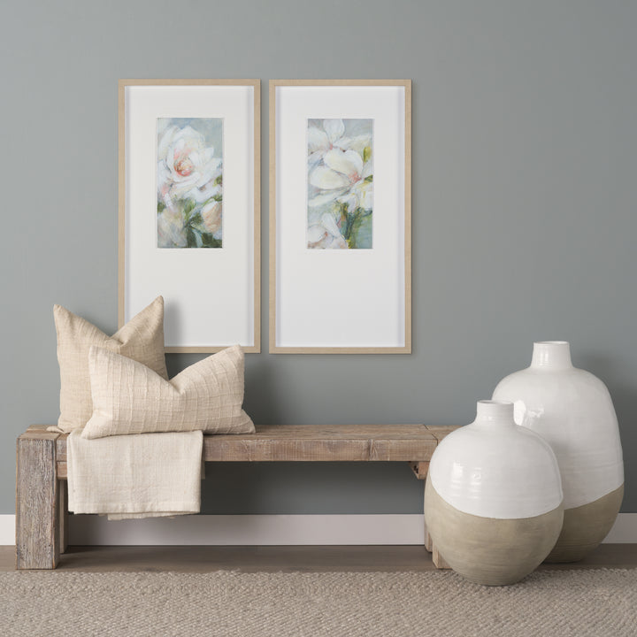McArthur 64" Whitewash Reclaimed Wood Bench Living Room Mercana