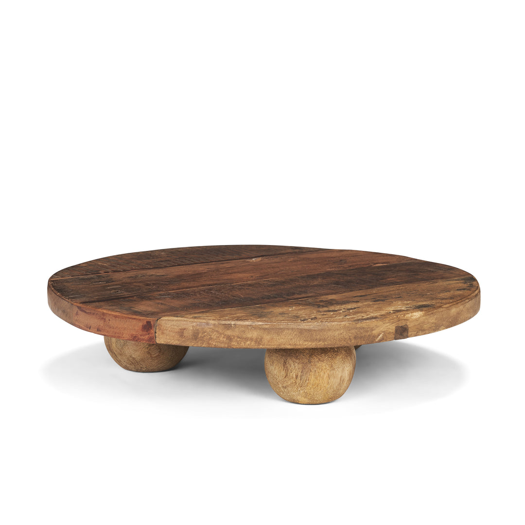 Kerra Large Solid Reclaimed Wood Tray Decor Mercana