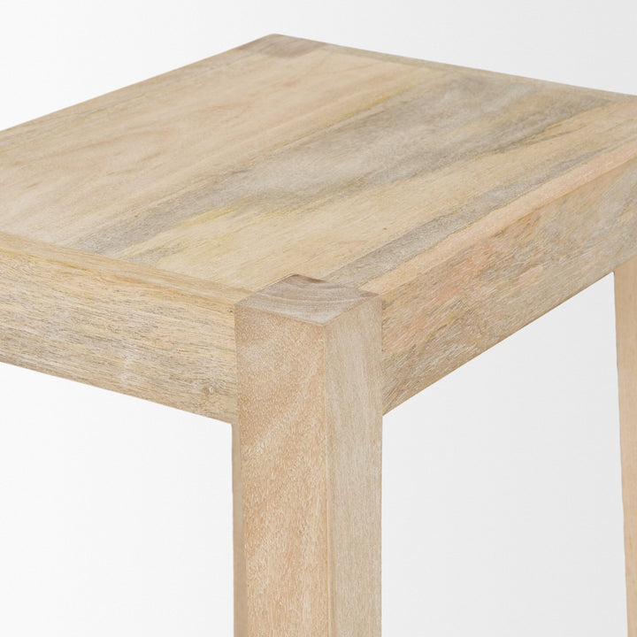 Colony Light Brown Solid Wood Counter Stool Dining Room Mercana