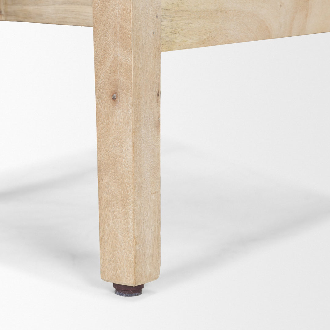Colony Light Brown Solid Wood Counter Stool Dining Room Mercana