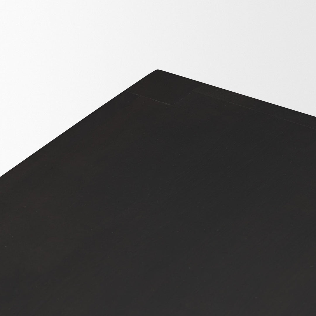 Colony Black-Brown Solid Wood Counter Stool Dining Room Mercana