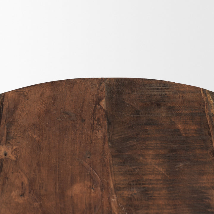Kerra Large Solid Reclaimed Wood Tray Decor Mercana