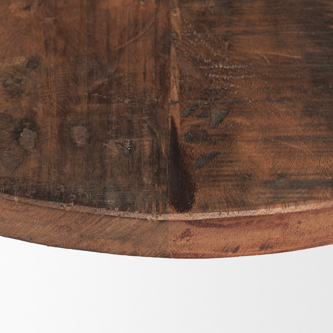 Kerra Large Solid Reclaimed Wood Tray Decor Mercana
