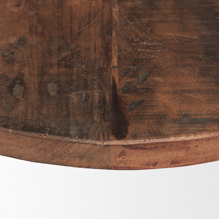 Kerra Large Solid Reclaimed Wood Tray Decor Mercana