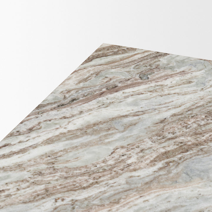 Matteo Solid Pink Marble Rectangular Coffee Table Living Room Mercana