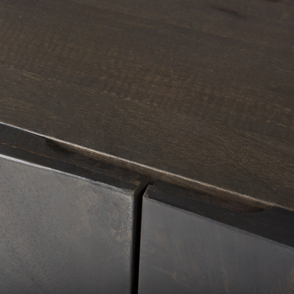 Darwin Dark Brown Wood 2 Door Accent Cabinet Decor Mercana