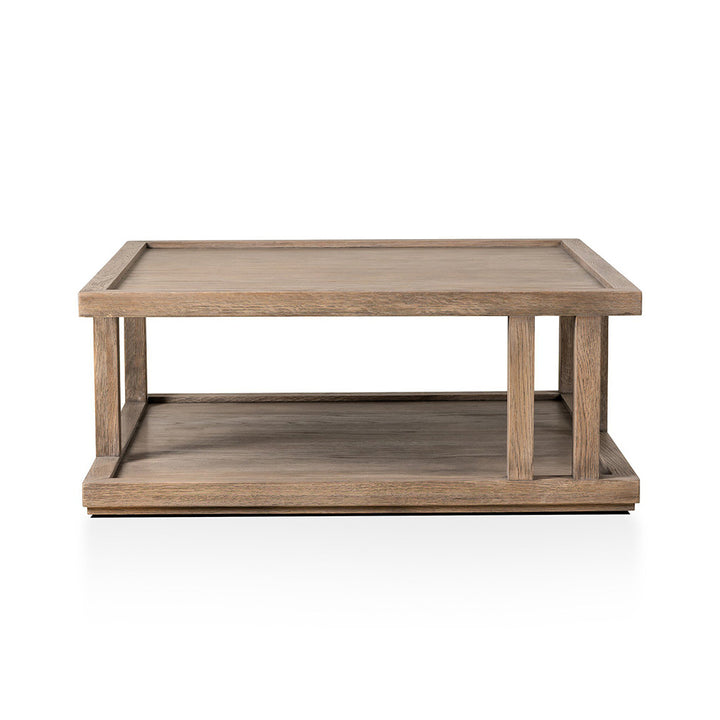 Charley Coffee Table, Natural Oak Living Room Four Hands   