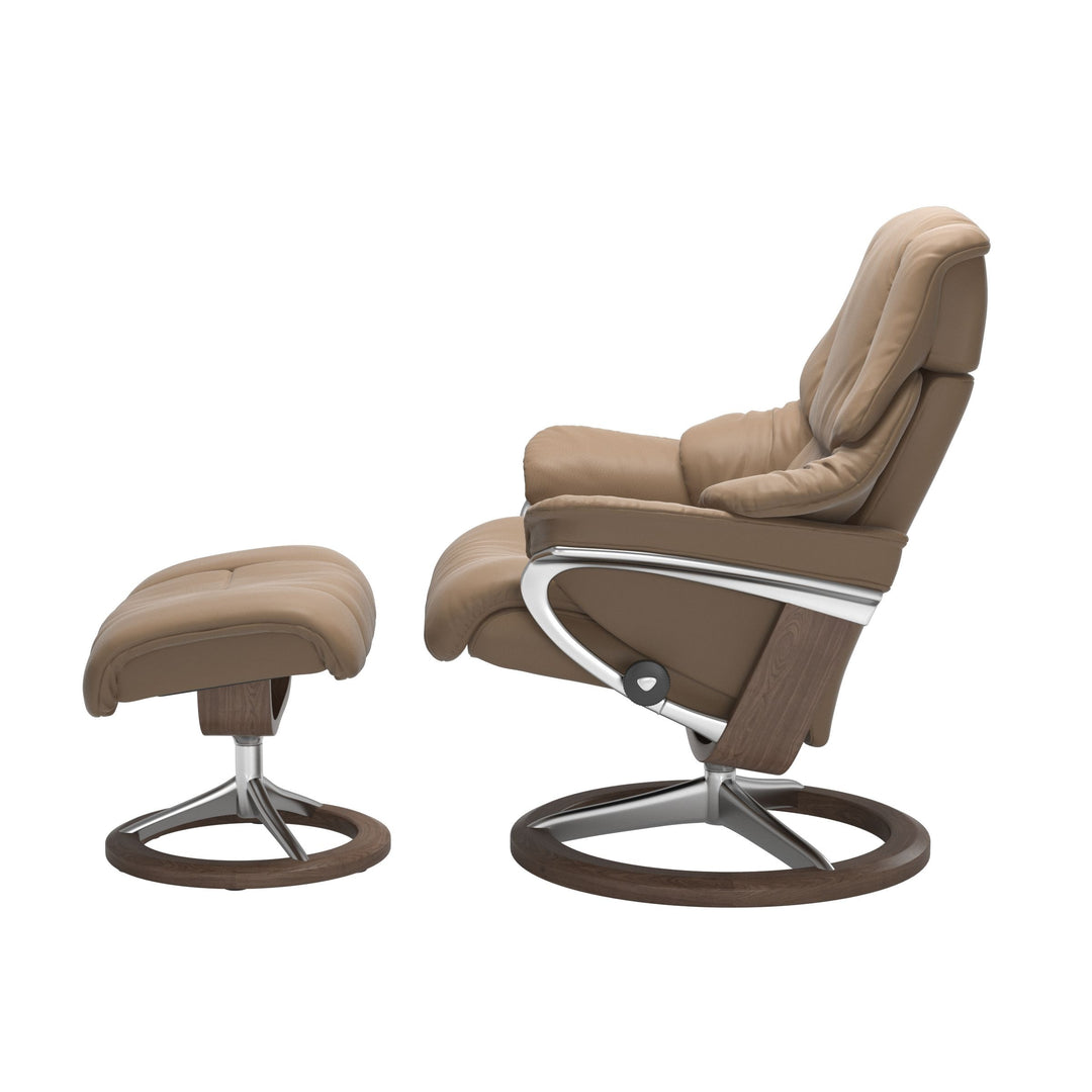 Stressless Reno Signature Chair & Ottoman Living Room Ekornes