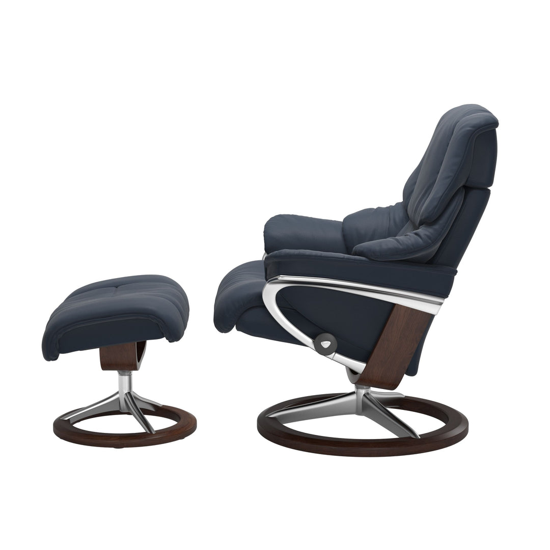 Stressless Reno Signature Chair & Ottoman Living Room Ekornes