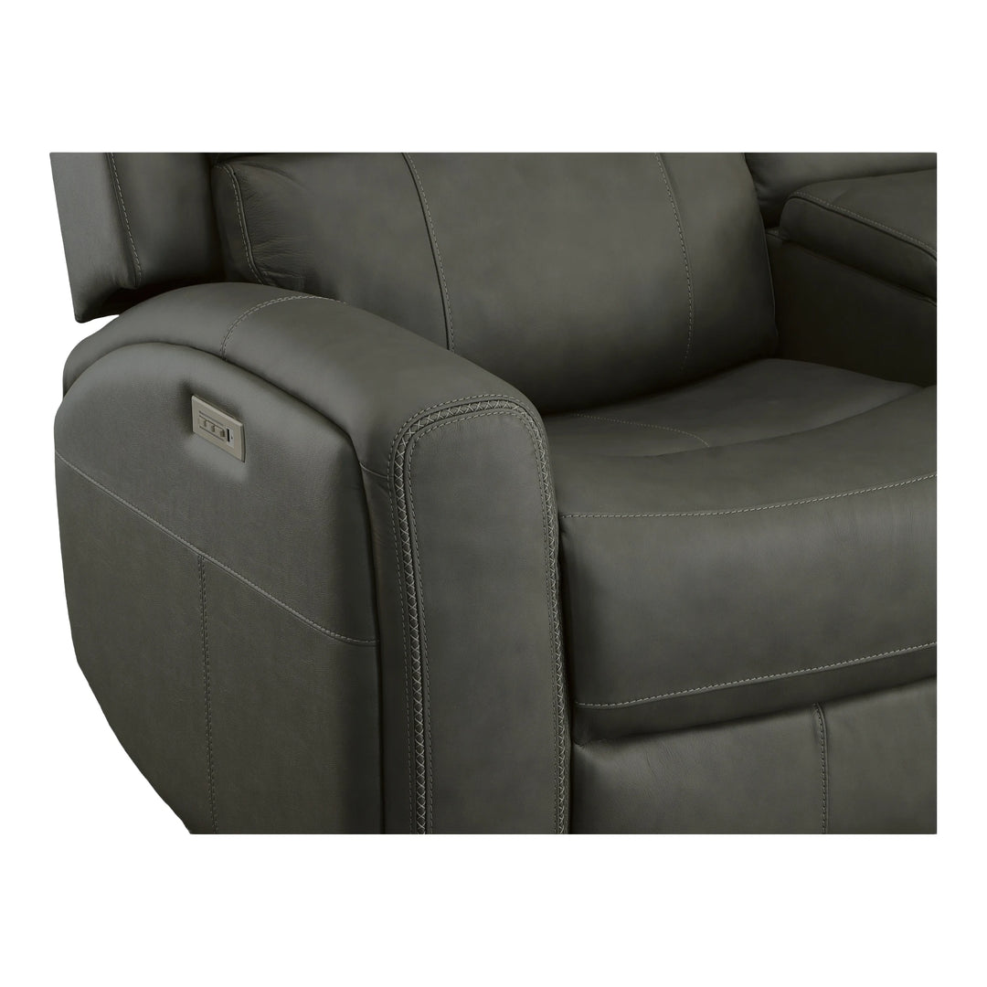 Linden Power Reclining Loveseat with Console Living Room Flexsteel