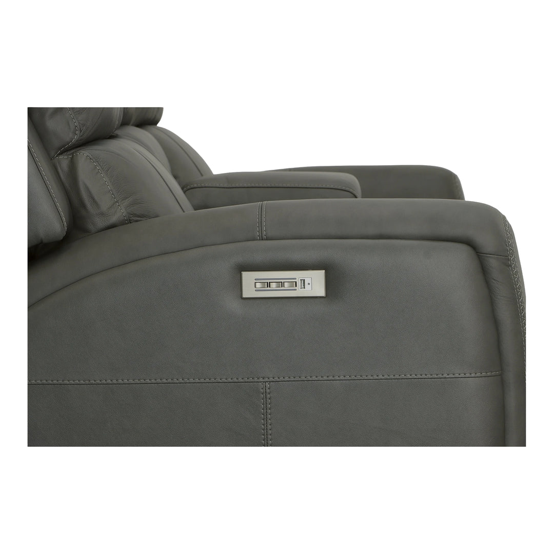 Linden Power Reclining Loveseat with Console Living Room Flexsteel