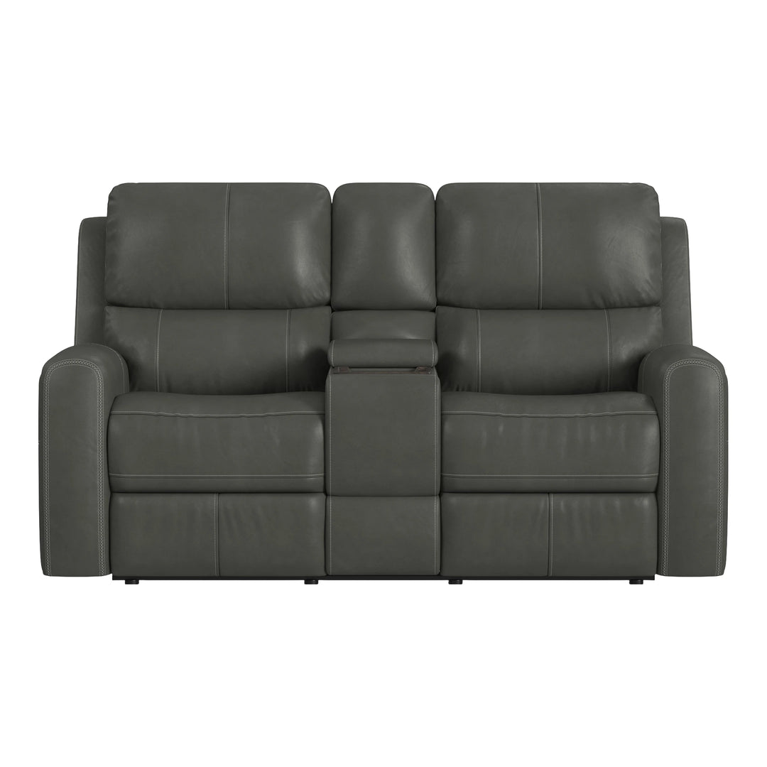 Linden Power Reclining Loveseat with Console Living Room Flexsteel