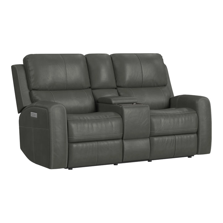 Linden Power Reclining Loveseat with Console Living Room Flexsteel