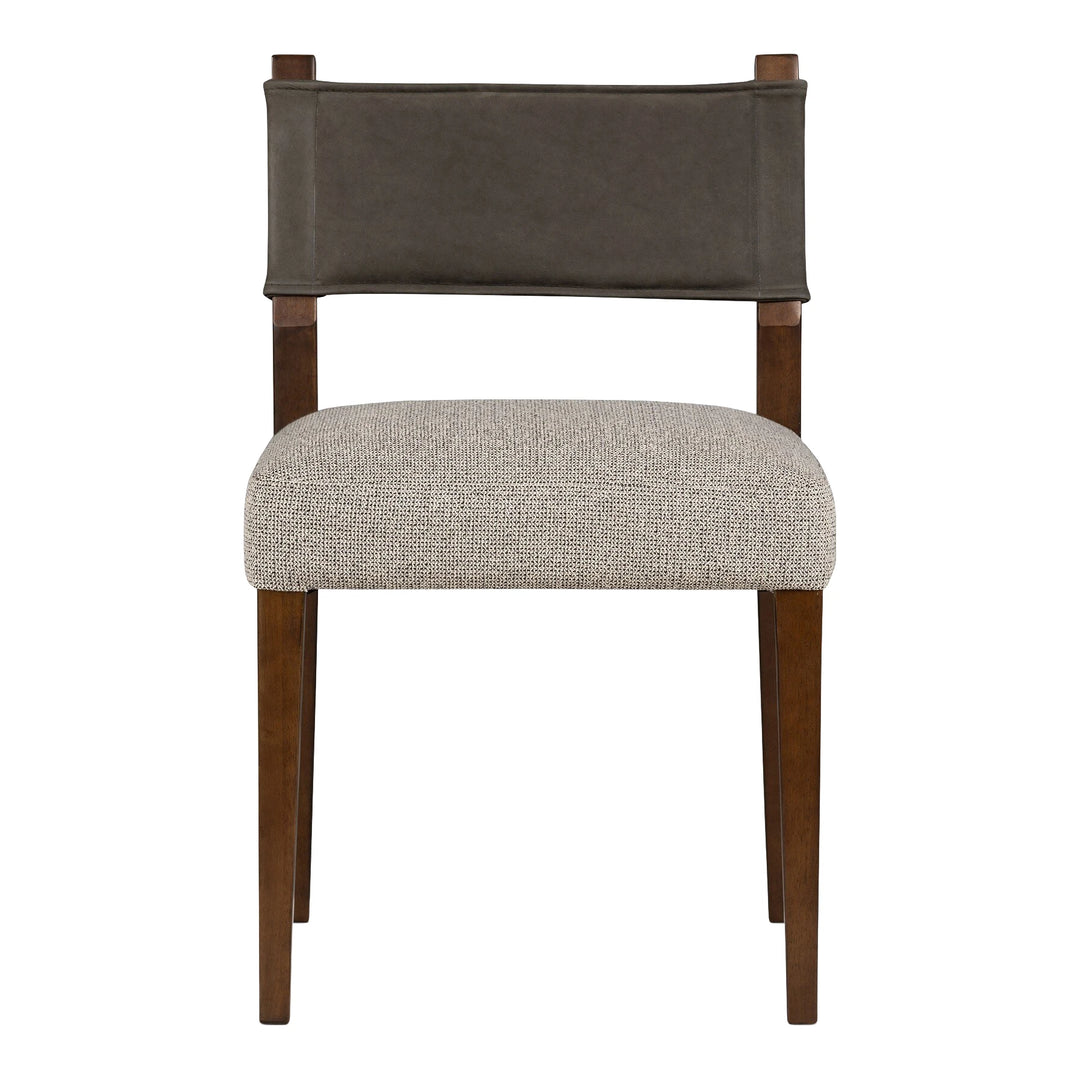 Ferris Dining Chair, Nubuck Charcoal Dining Room Four Hands