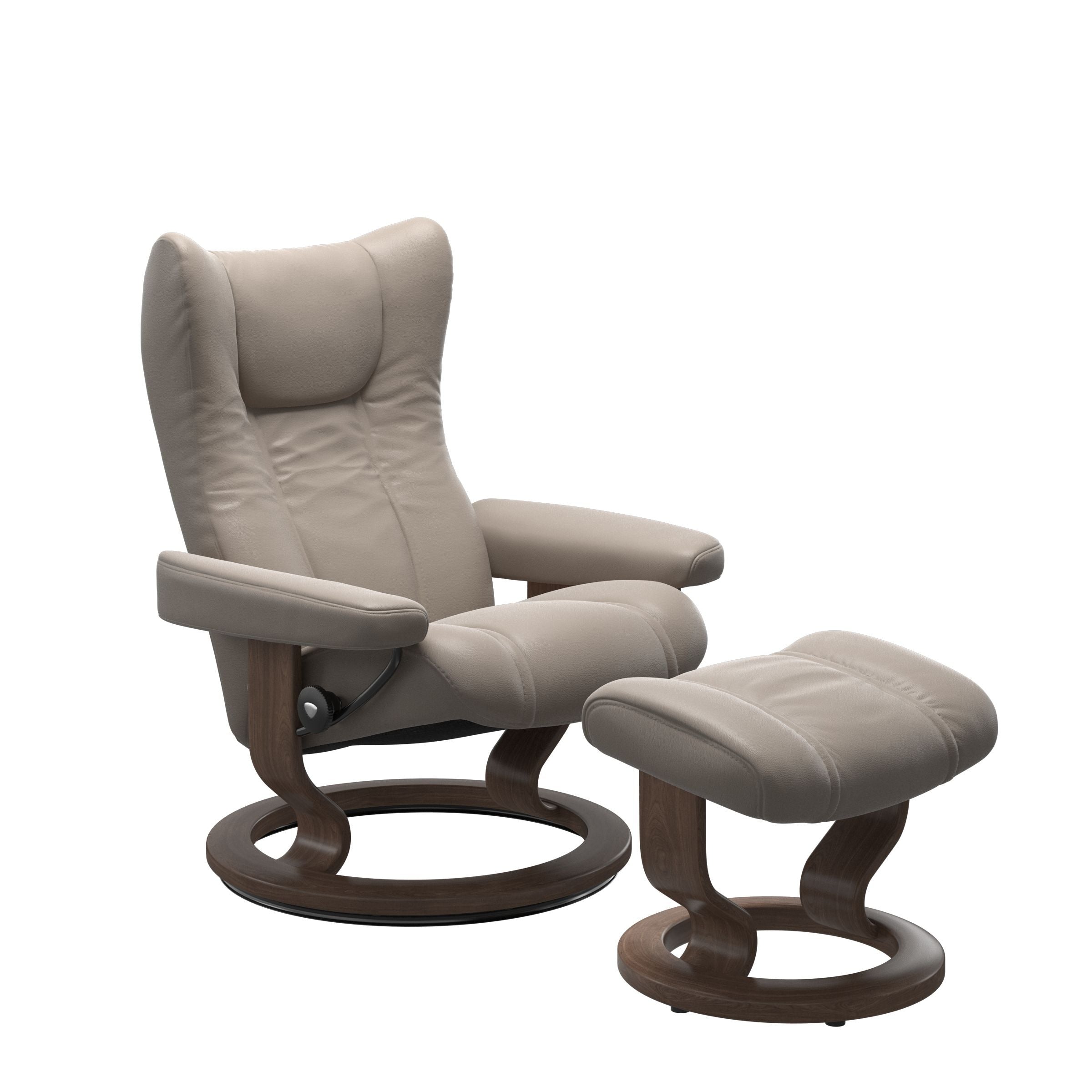 Stressless Wing Classic Chair & Ottoman | Ekornes | Tacoma