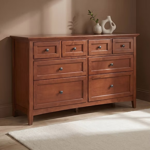 McKenzie 8-Drawer Dresser Bedroom Whittier Wood