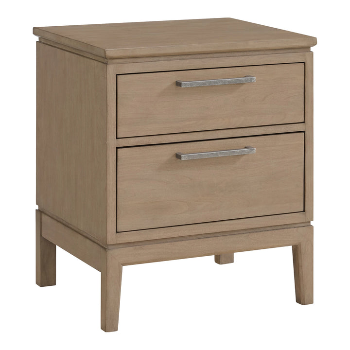 Bailey 2 Drawer Nightstand Bedroom Whittier Wood Almond