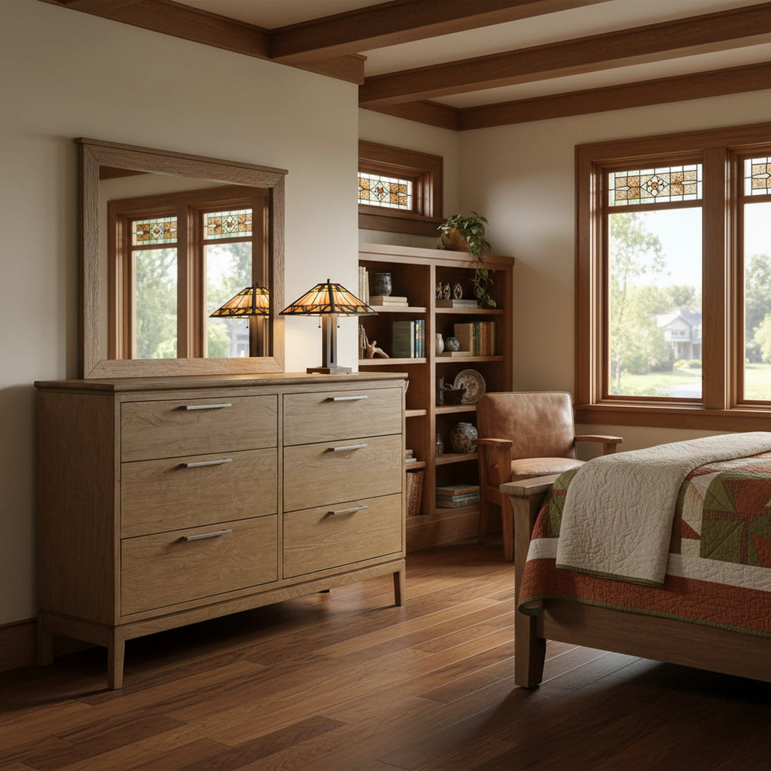 long short dresser for bedroom Ann Arbor Amish Low Dresser