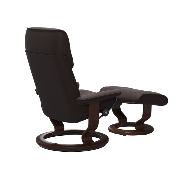 Stressless Admiral Classic Chair & Ottoman Living Room Ekornes