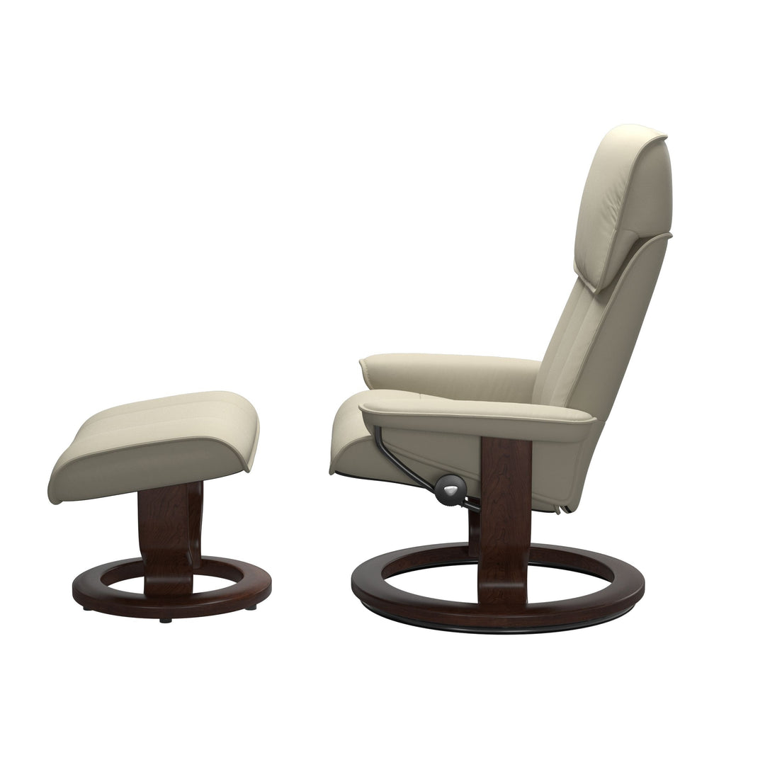 Stressless Admiral Classic Chair & Ottoman Living Room Ekornes
