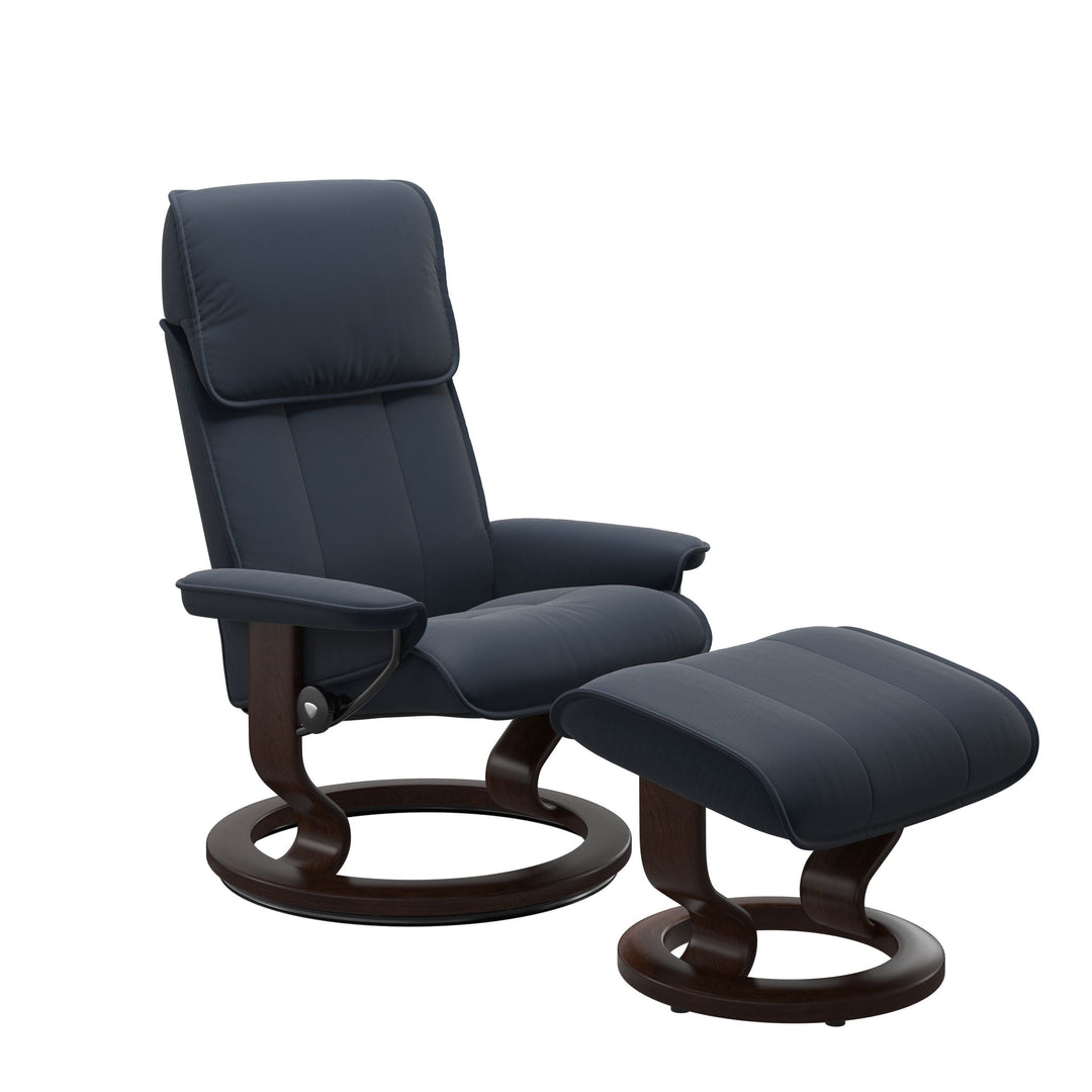 Stressless Admiral Classic Chair & Ottoman Living Room Ekornes