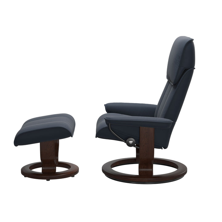 Stressless Admiral Classic Chair & Ottoman Living Room Ekornes