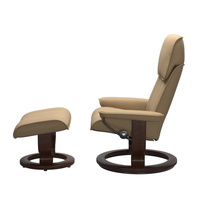 Stressless Admiral Classic Chair & Ottoman Living Room Ekornes