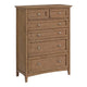 McKenzie 6-Drawer Chest Bedroom Whittier Wood Pecan