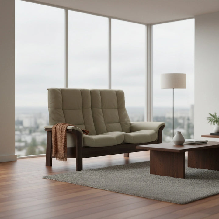 Stressless Buckingham High Back Loveseat Living Room Ekornes
