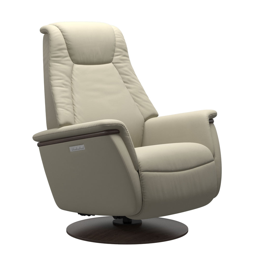 Stressless Max Power Recliner Living Room Ekornes Small Paloma Light Grey