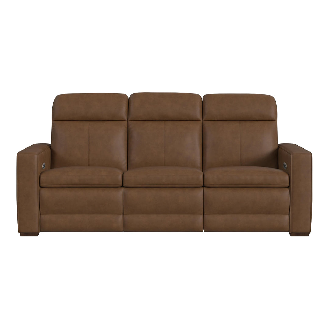 Dutch Power Reclining Sofa with Console Living Room Flexsteel