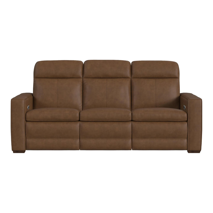 Dutch Power Reclining Sofa with Console Living Room Flexsteel