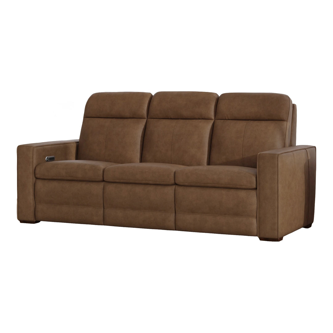 Dutch Power Reclining Sofa with Console Living Room Flexsteel