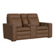 Dutch Power Reclining Loveseat with Console Living Room Flexsteel