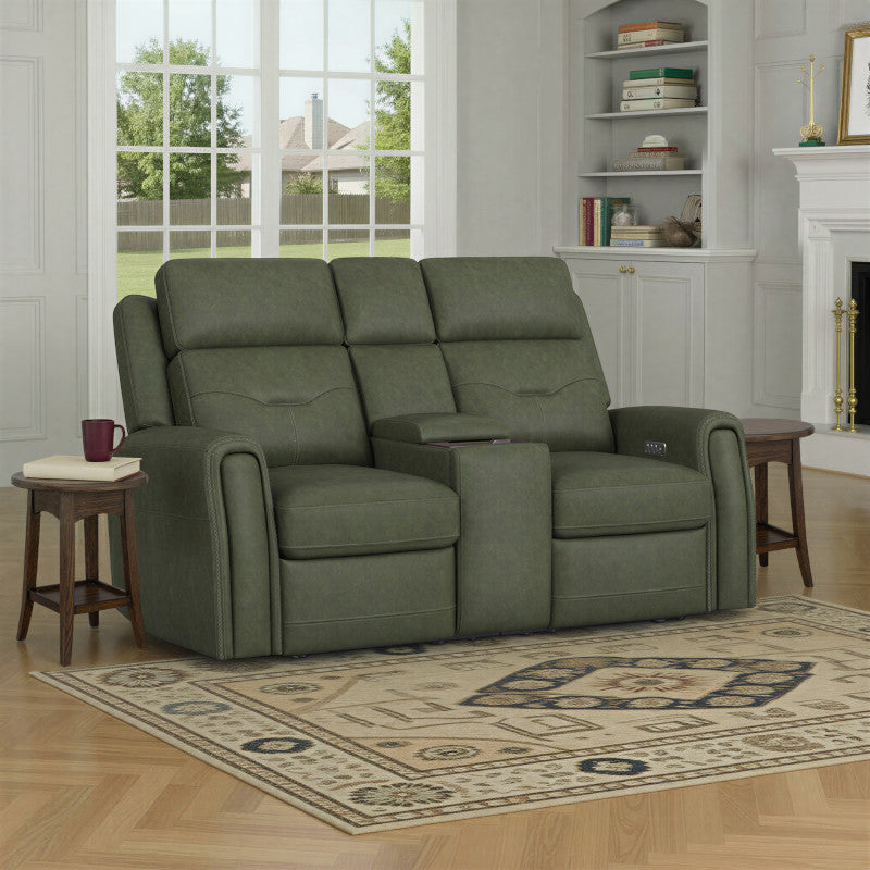 Felix Power Reclining Loveseat with Console Living Room Flexsteel