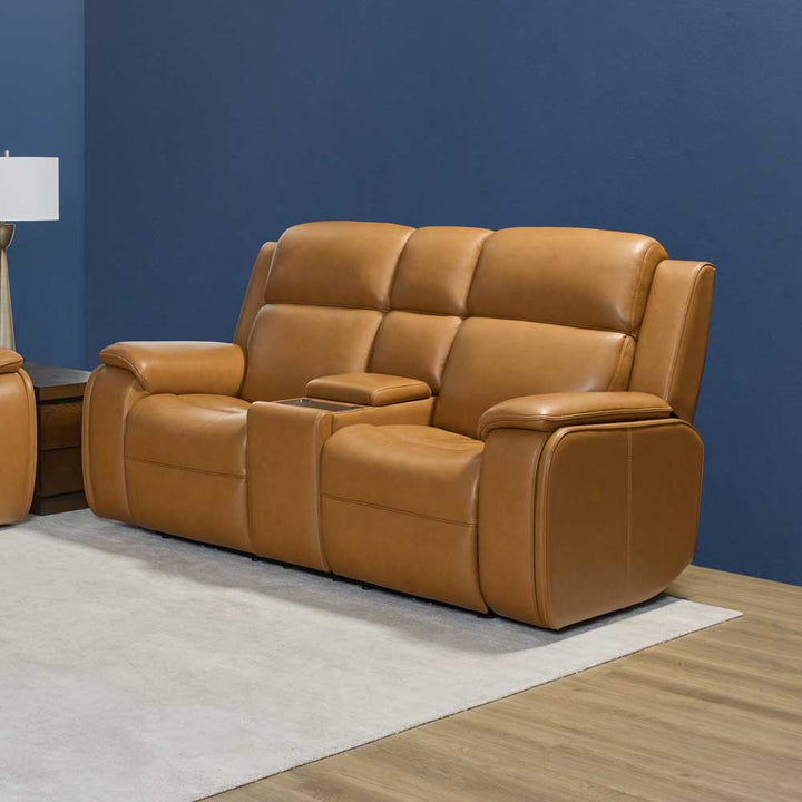 Ziggy Power Reclining Loveseat with Console Living Room Flexsteel