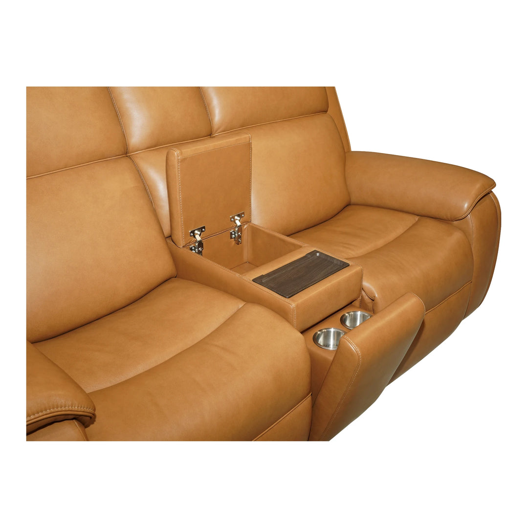 Ziggy Power Reclining Loveseat with Console Living Room Flexsteel