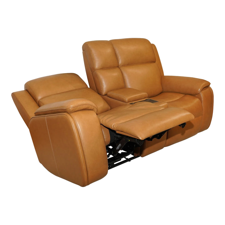 Ziggy Power Reclining Loveseat with Console Living Room Flexsteel