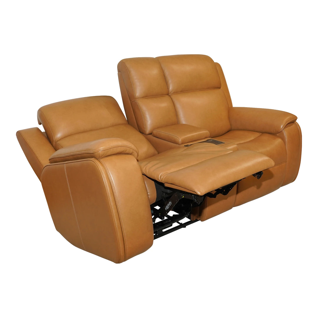 Ziggy Power Reclining Loveseat with Console Living Room Flexsteel