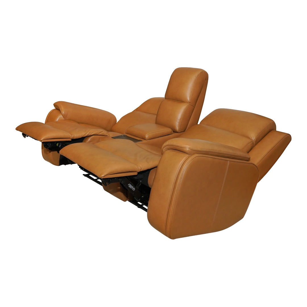 Ziggy Power Reclining Loveseat with Console Living Room Flexsteel